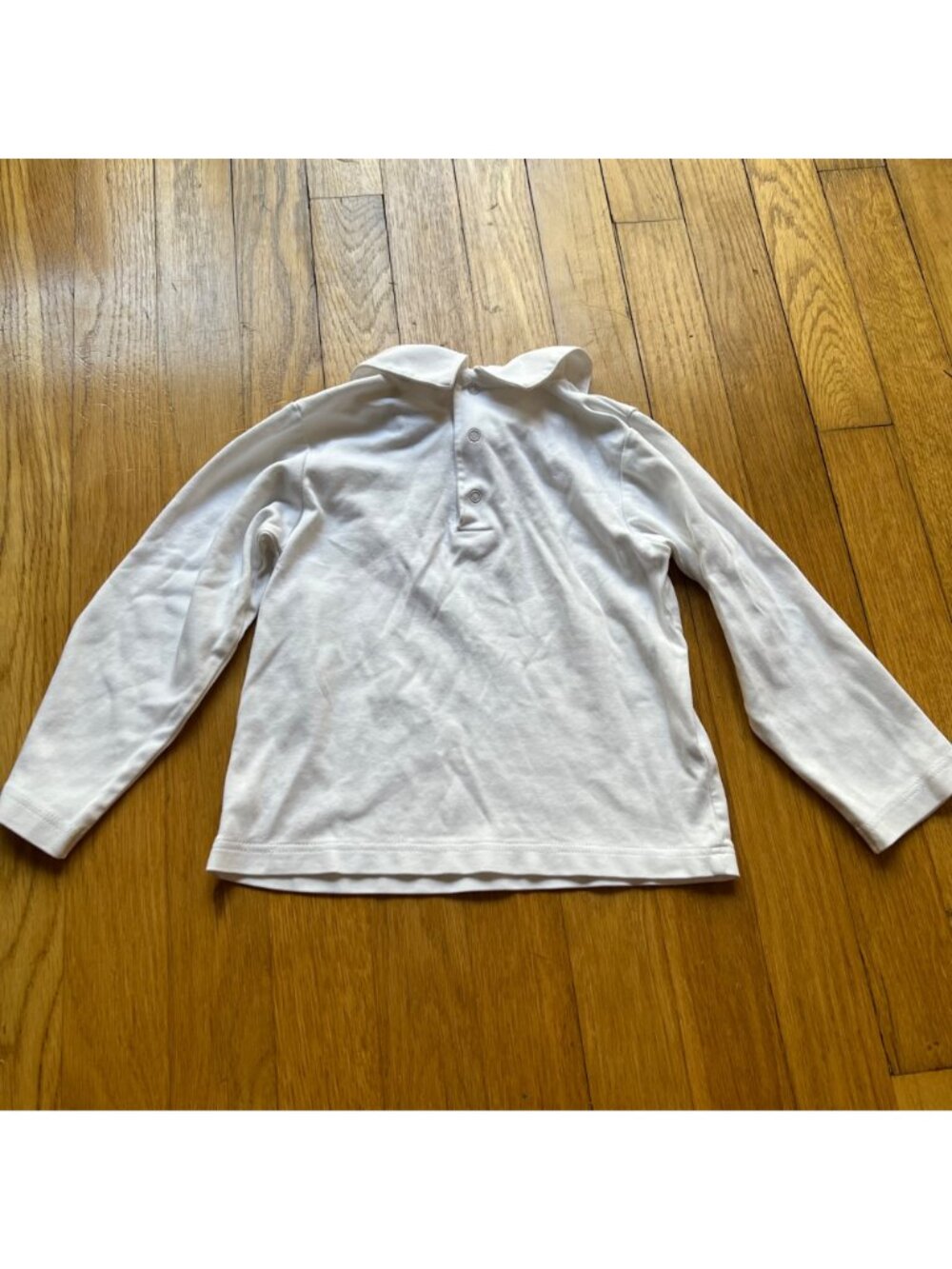 TBBC The Beaufort Bonnet Company Girls 3T White Long Sleeve Peter Pan Collar Top - Picture 7 of 11